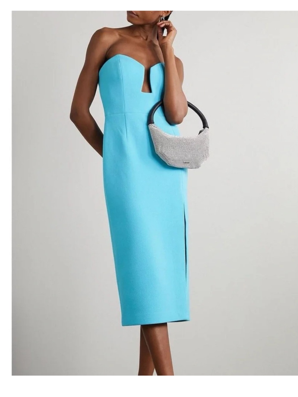 Rebecca Vallance Michelle Midi Strapless Deess size 8